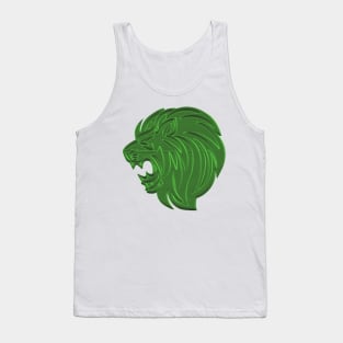 3d lion Tank Top